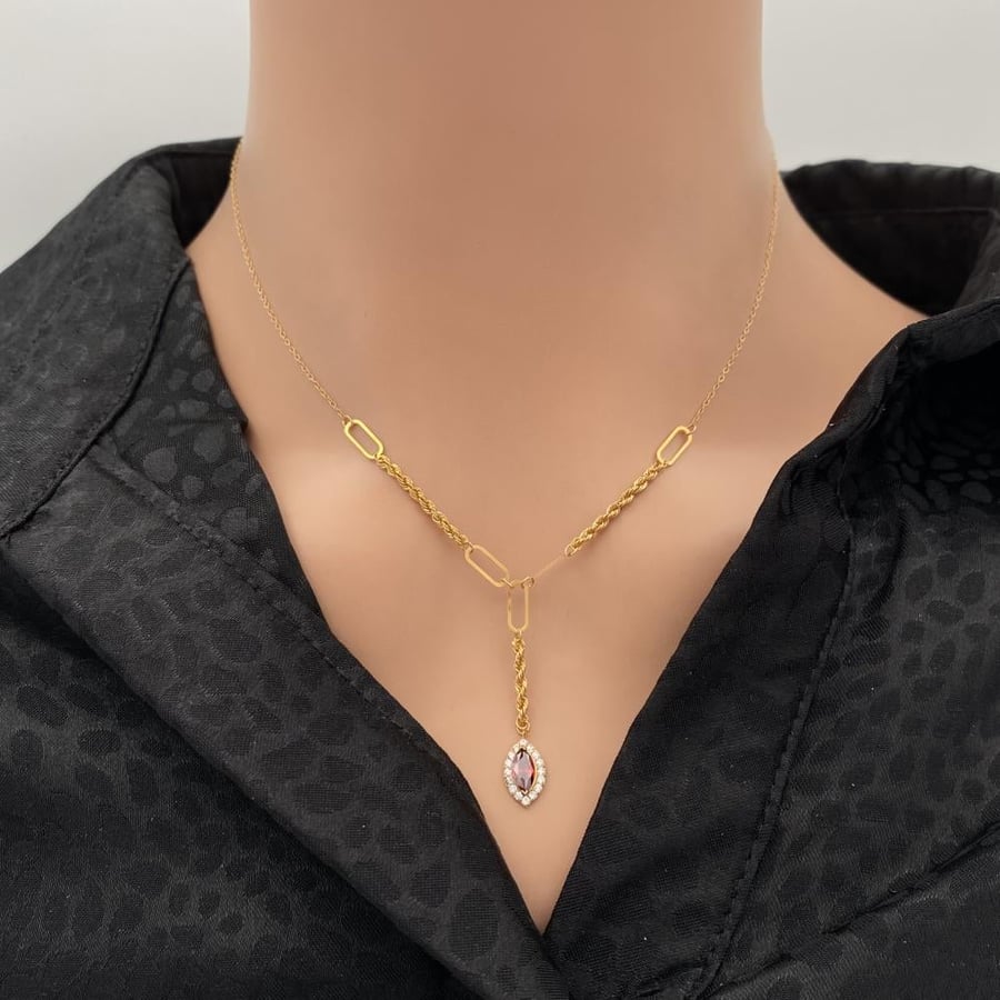عقد ذهب عيار 21 الوزن 1.44 جرام