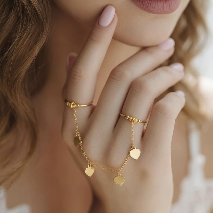 كف اوتار ذهب عيار 21 الوزن 1.88 جرام