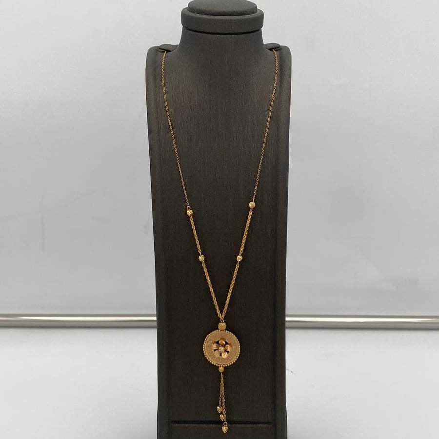 21 karat gold rosary, weight 4.22 grams