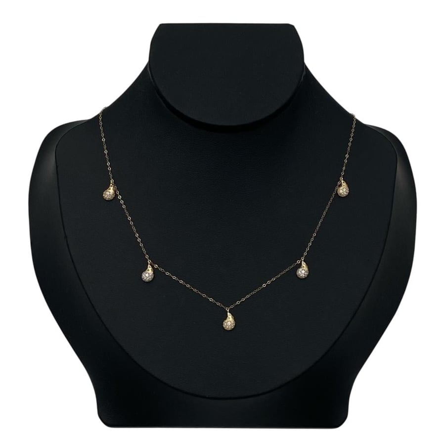 Children's necklace, 18 karat gold, weighing 1.45 grams