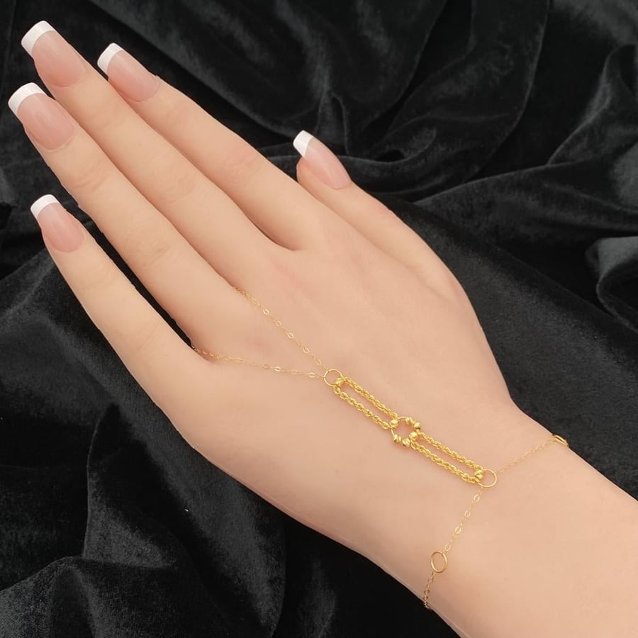 كف ذهب عيار 21 الوزن 1.2 جرام