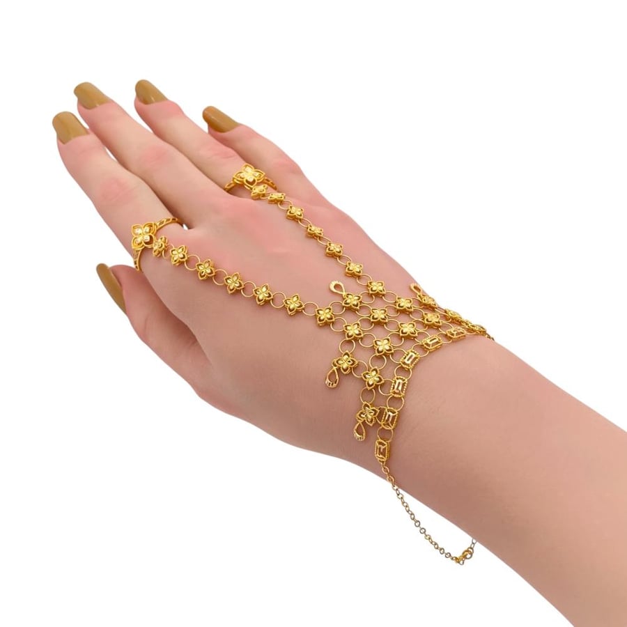 21-karat gold hand weighing 14.33 grams
