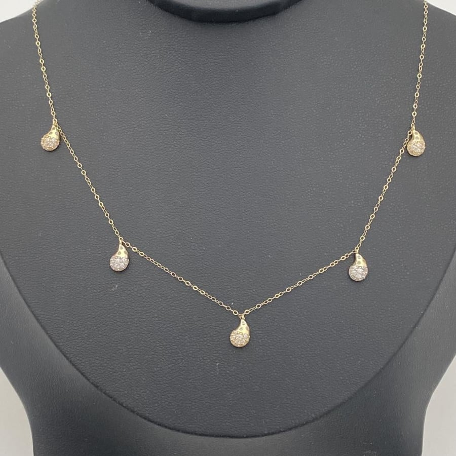 Children's necklace, 18 karat gold, weighing 1.45 grams