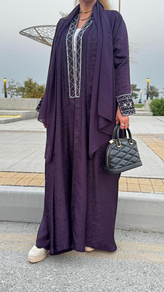 عباية كريب حرير