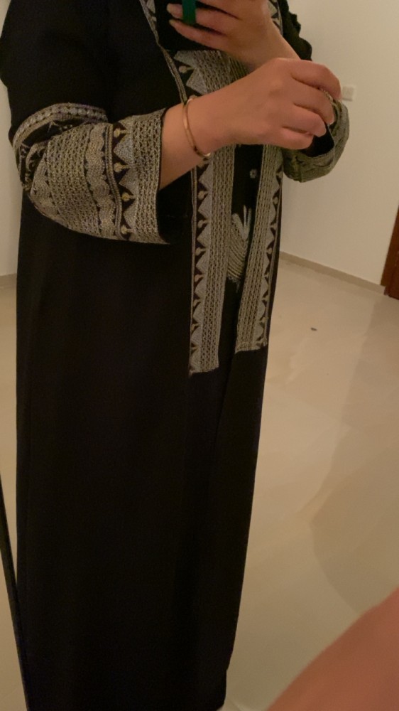 عبايه يوم التأسيس ذهبي