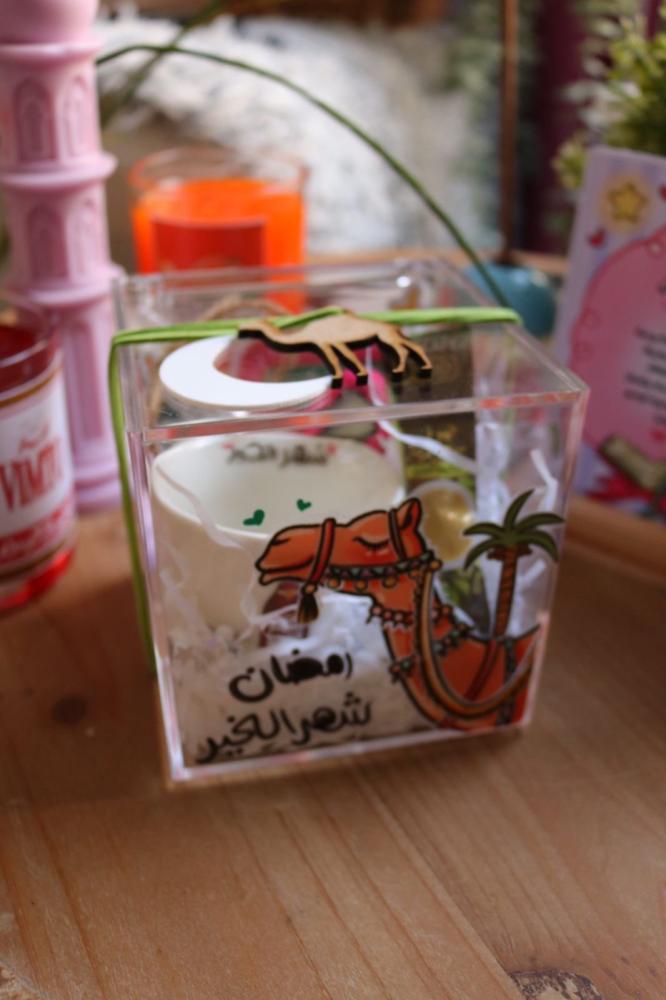 علب اكريلك الجمل والنخلة