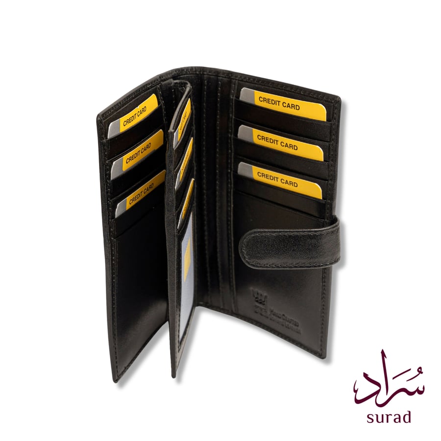 محفطة جلد طبيعي