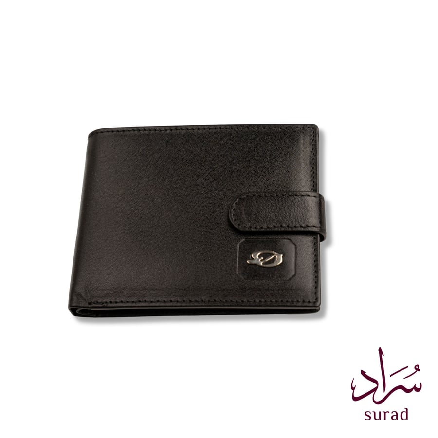 محفطة جلد طبيعي