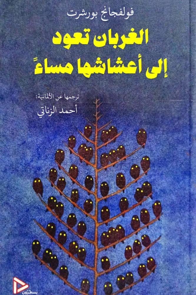الغربان تعود إلى أعشاشها مساءً
