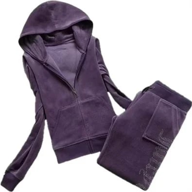 ‏Full set (jacket + pants) purple-red