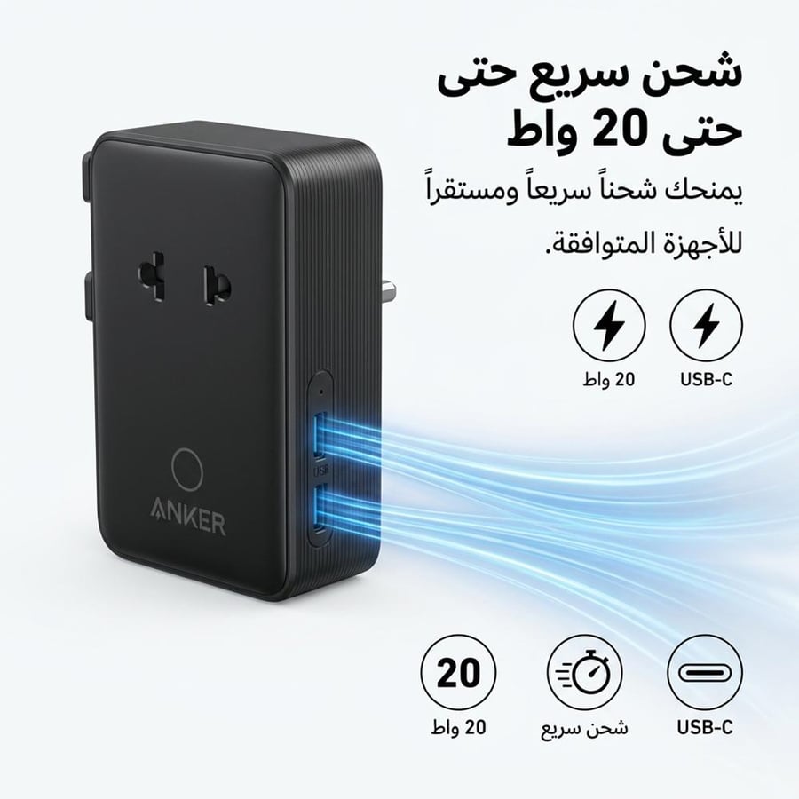 شاحن انكر متنقل