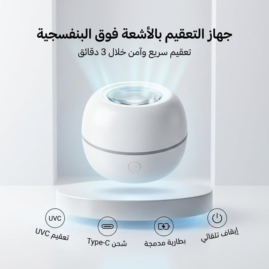 معقم لهاية محمول
