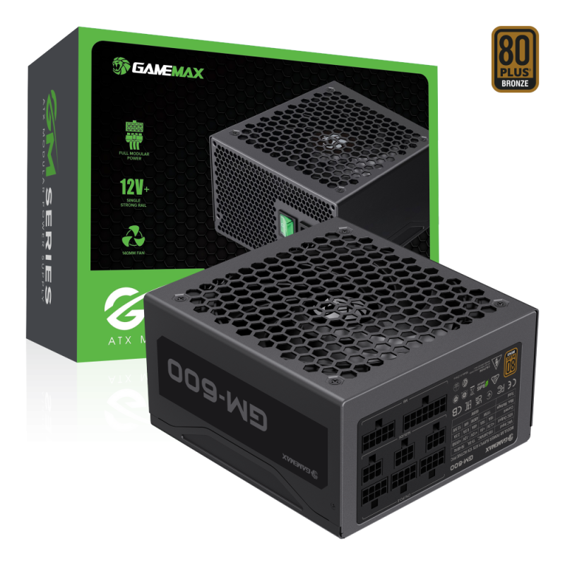 Game Max GM-600 Power Supply 600 Watt