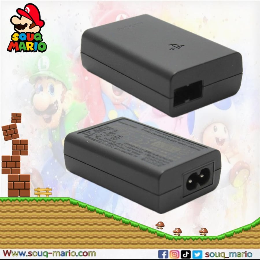 محول جهاز بلايستيشن فيتا الاصلي (AC Adapter) (Sony PlayStation Vita).