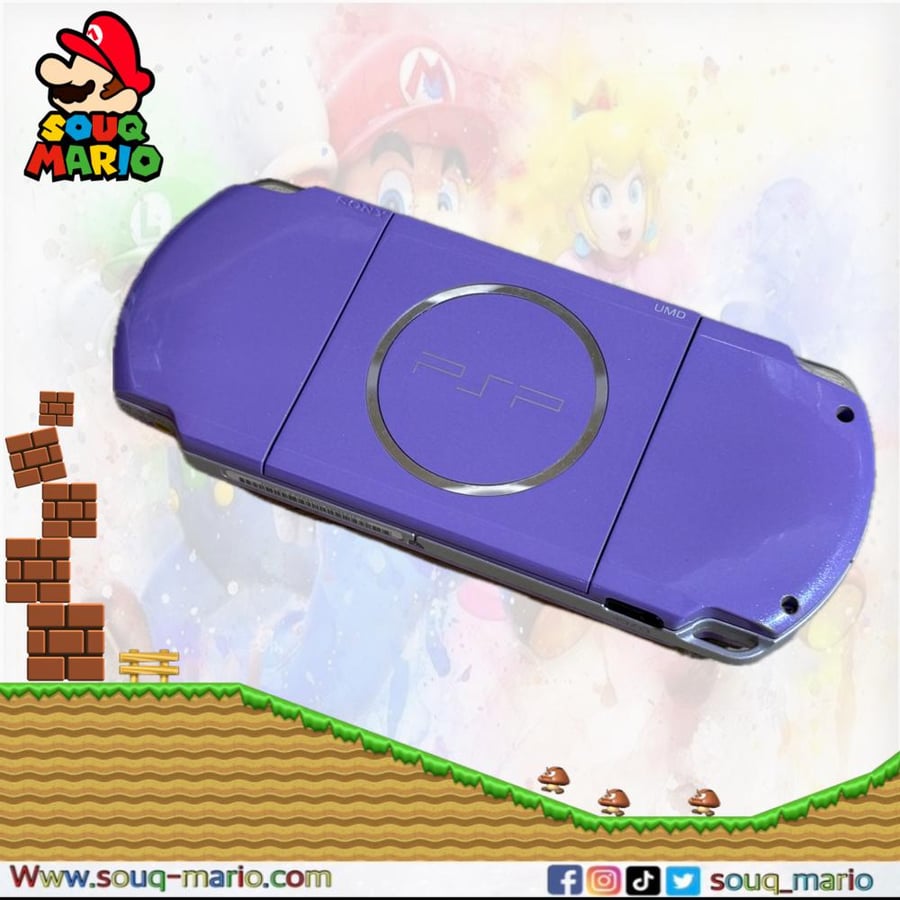 Psp مستعمل (بنفسجي) موديل 2000