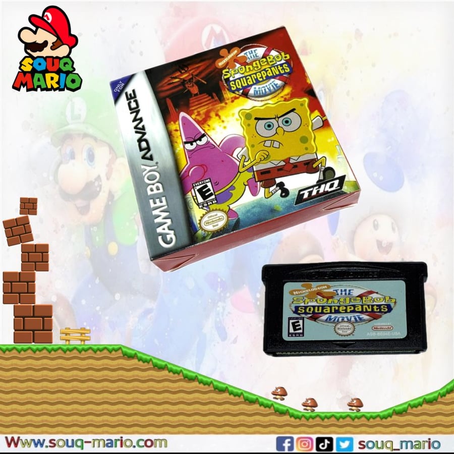 The game "SpongeBob SquarePants" (The SpongeBob SquarePants Movie) for Game Boy Advance.