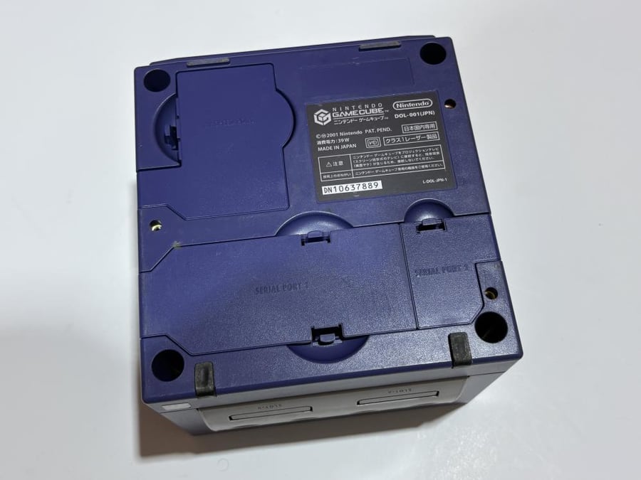 جهاز قيم كيوب بالكرتون (لون بنفسجي) (Game Cube)