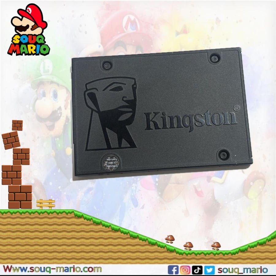 قرص تخزين داخلي Kingston A400 120GB SATA III SSD - سرعة فائقة واعتمادية عالية لجهازك
