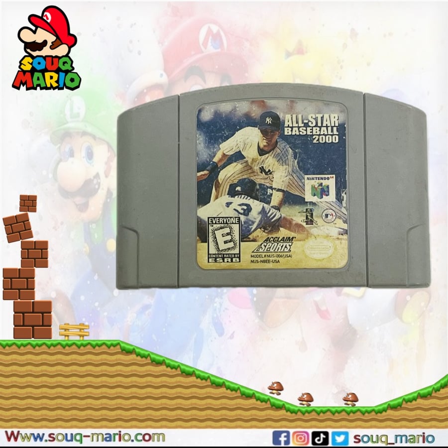 لعبة  ALL-STAR BASEBALL 2000 Nintendo 64