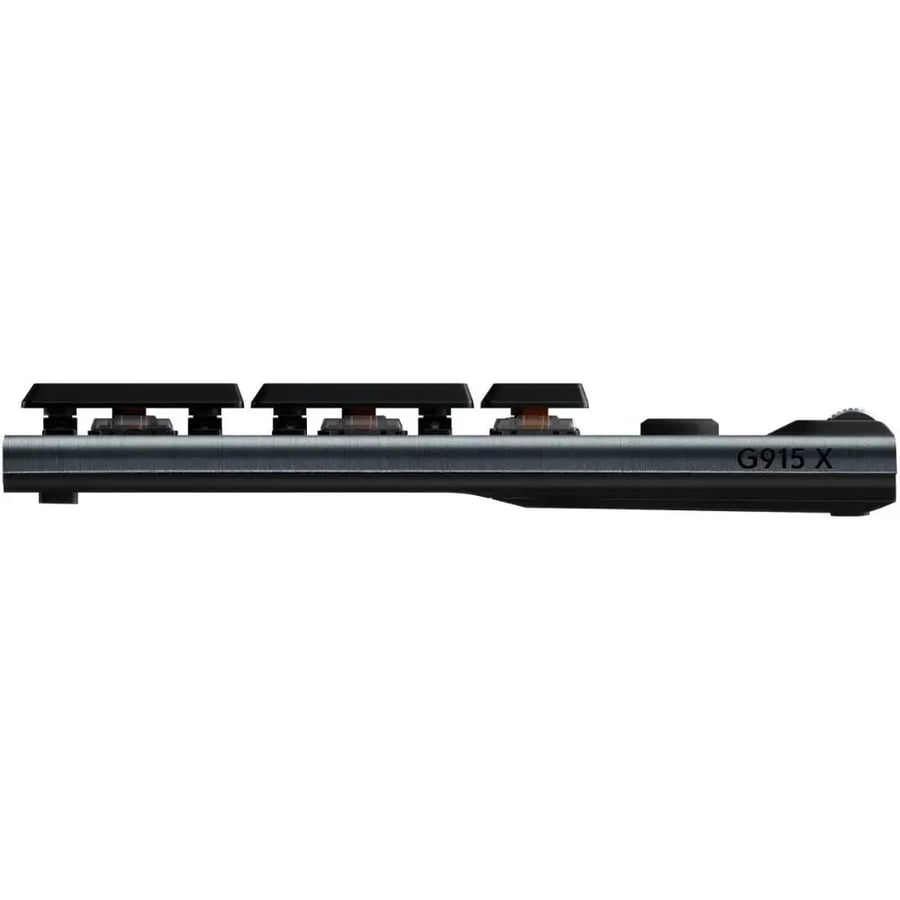 لوجيتيك لوحة مفاتيح الألعاب الميكانيكية لاسلكية G G915 X LIGHTSPEED منخفضة الارتفاع, RGB, سوداء, 920 012676 24 شهر ضمان من المصنع.