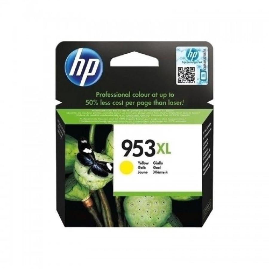 خرطوشة طباعة حبرية HP 953XL‏ أصلية صفراء عالية الإنتاجية