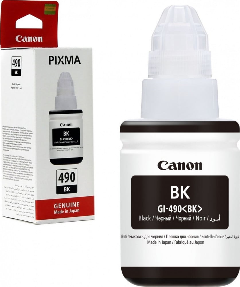 Canon original refill ink black color CANON PIXMA INK BLACK 490