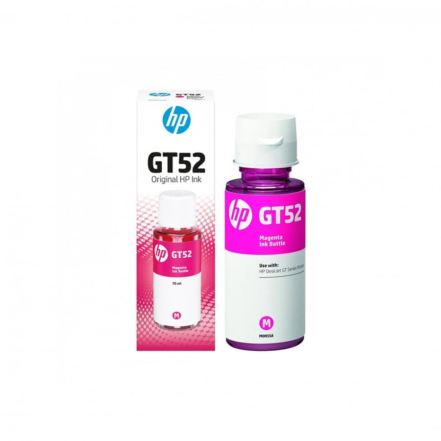 حبر تعبئه اتش بي الاصلي اللون الاحمر  HP INK  MAGINTA GT52