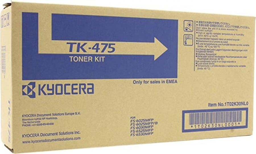 حبر اله تصوير كيوسيرا الاصلي  Toner Cartridge For Mita Kyocera TK-475 Black