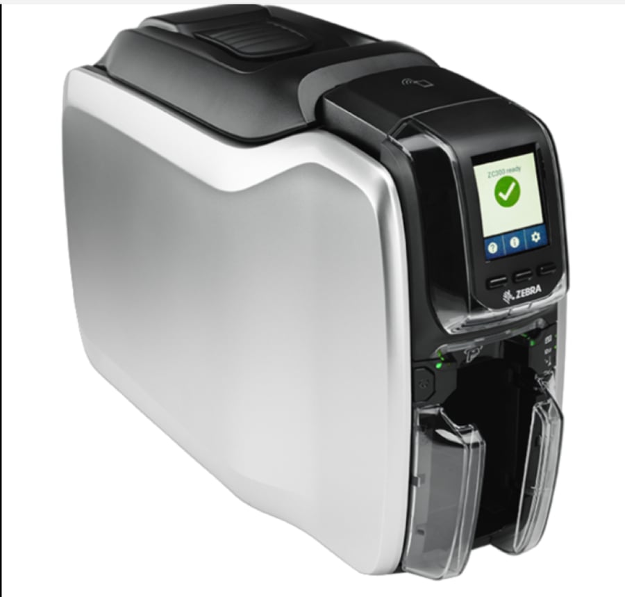 طابعة من زيبرا ZC300, ZC32-000C000EM00 ذات منفذ USB مزدوج لبطاقات ET