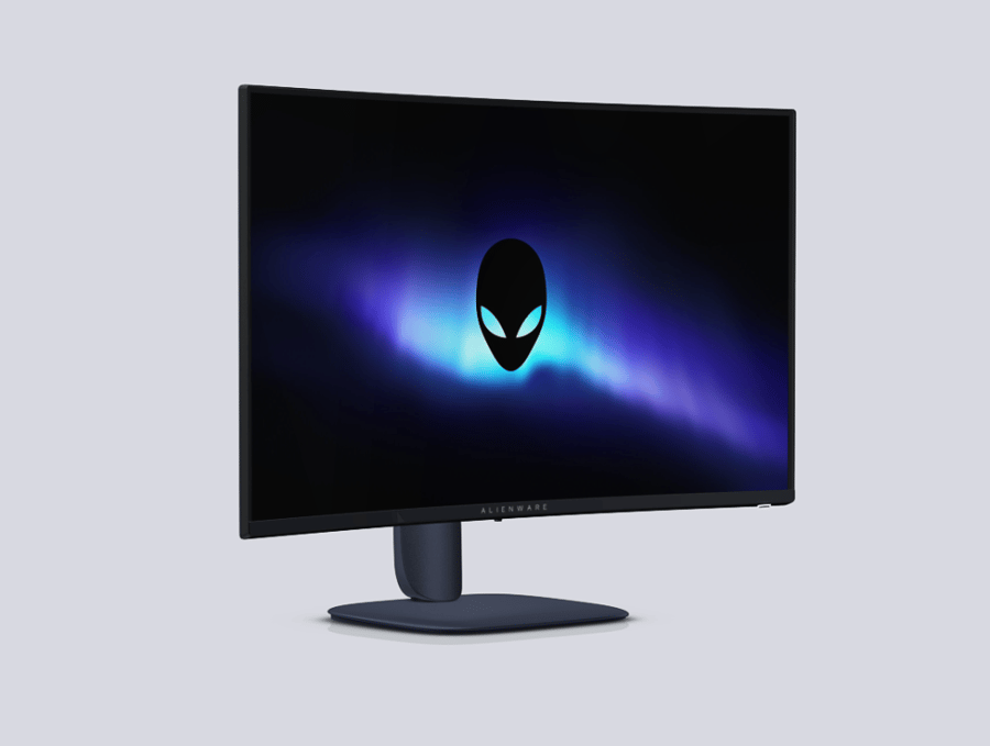 شاشة ألعاب Alienware 32 المنحنية - AW3225DM: دقة QHD ومعدل تحديث 180 هرتز
