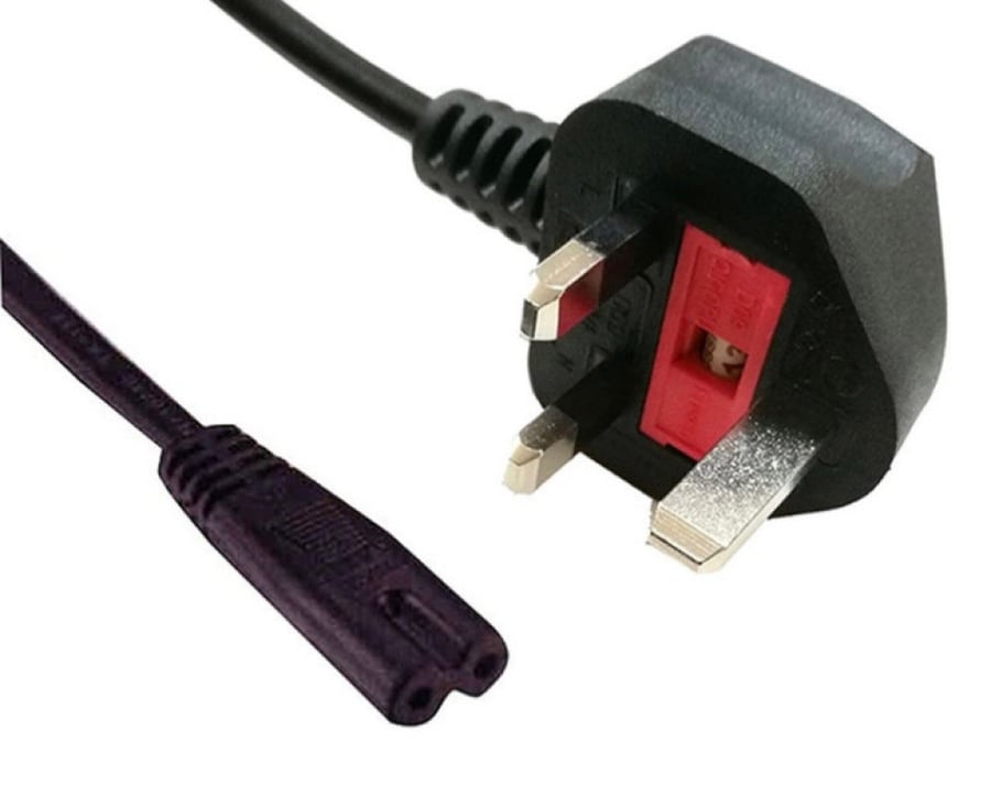 Power cable for PlayStation devices, recorders, and printers