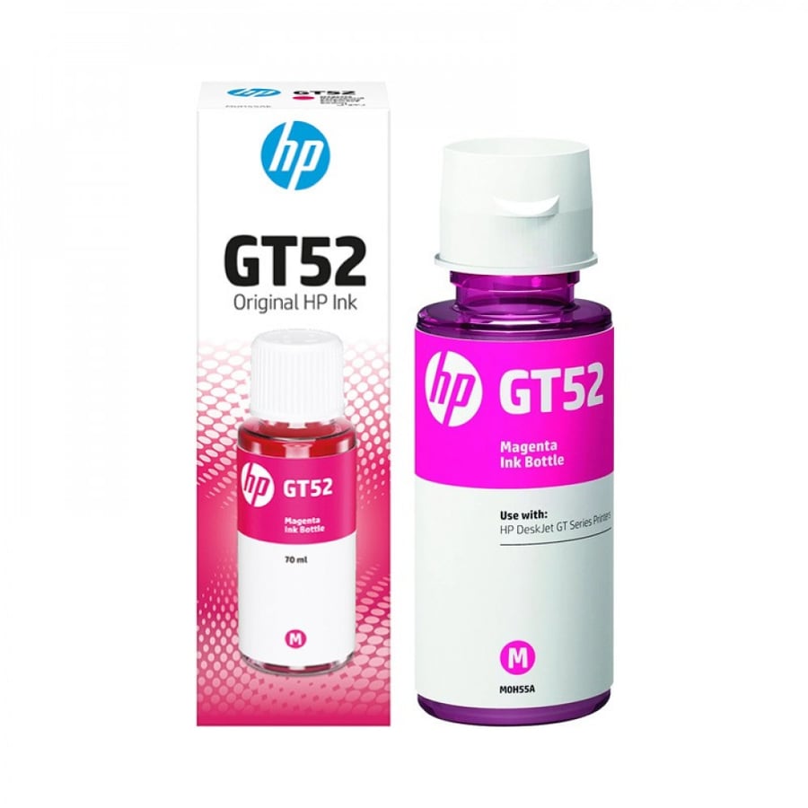 حبر تعبئه اتش بي الاصلي اللون الاحمر  HP INK  MAGINTA GT52