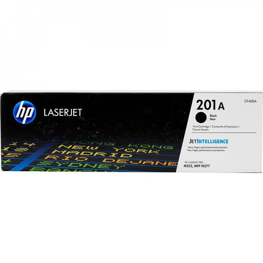حبر طابعه ليزر جت اتش بي الاصلي اسود  HP  Laserjet Black TONER201A