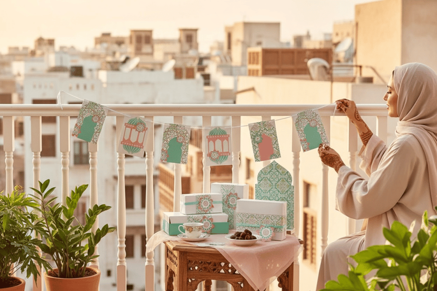 حبل زينة  ثيم الفردوس  مكون من 10 شرائح