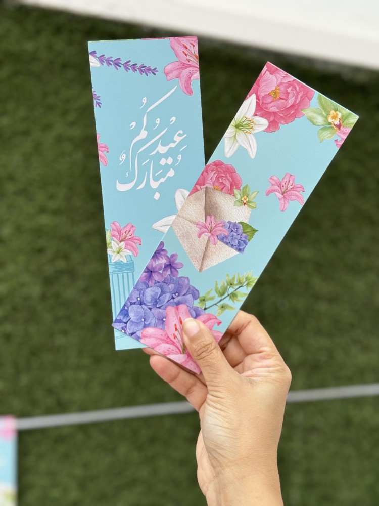 6 كروت ورد الربيع  الطويلة