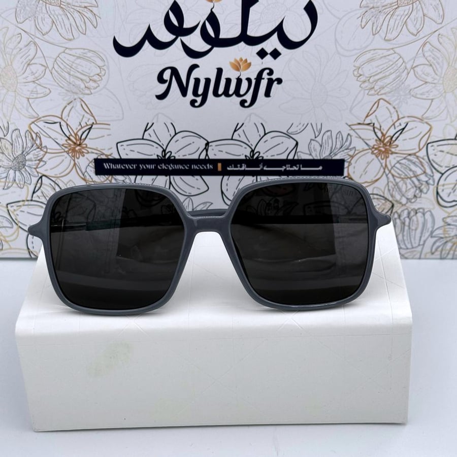 نظارات شمسية نسائية تصميم انيق - لون رمادي