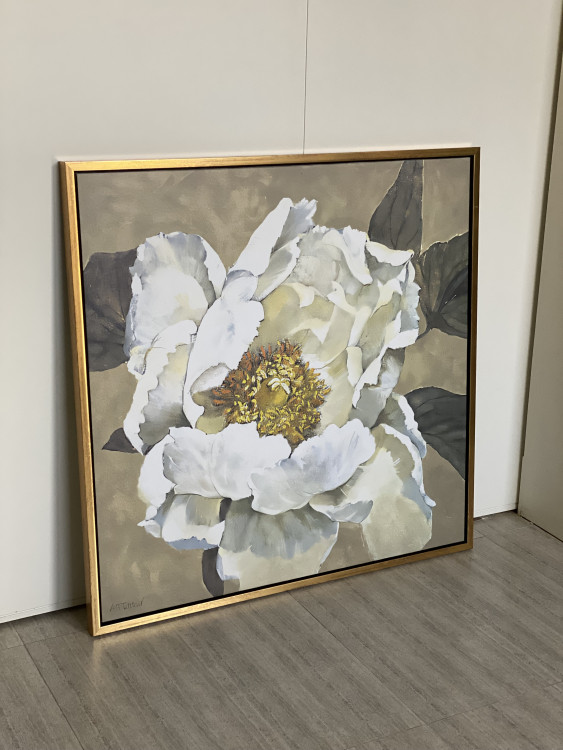 The size of the picture 100:100. The price includes the frame. The delivery time is from 7 to 10 days, after which the product is shipped to the customer.