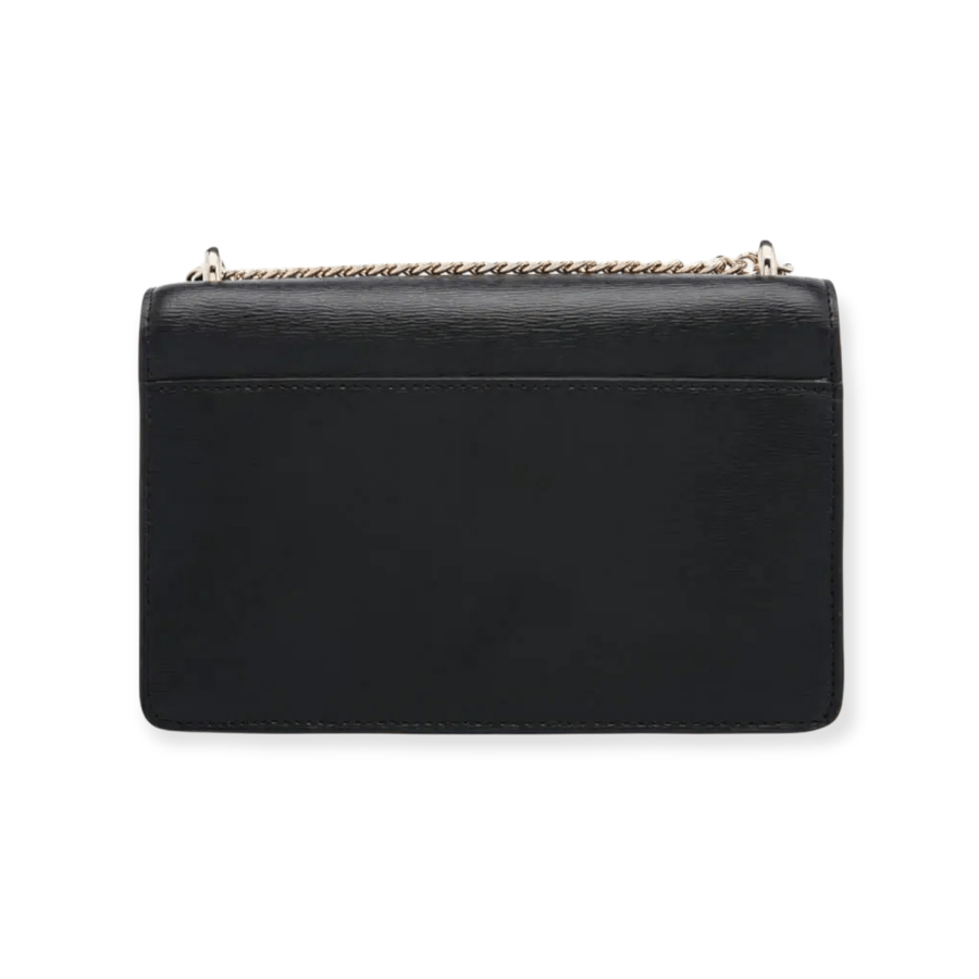 Black color leather bag