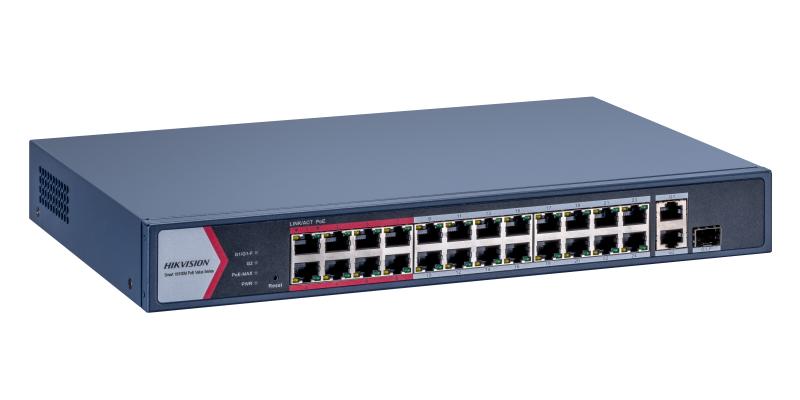 (HIKVISION 24 Port Fast Ethernet Smart POE Switch (DS-3E1326P-EI