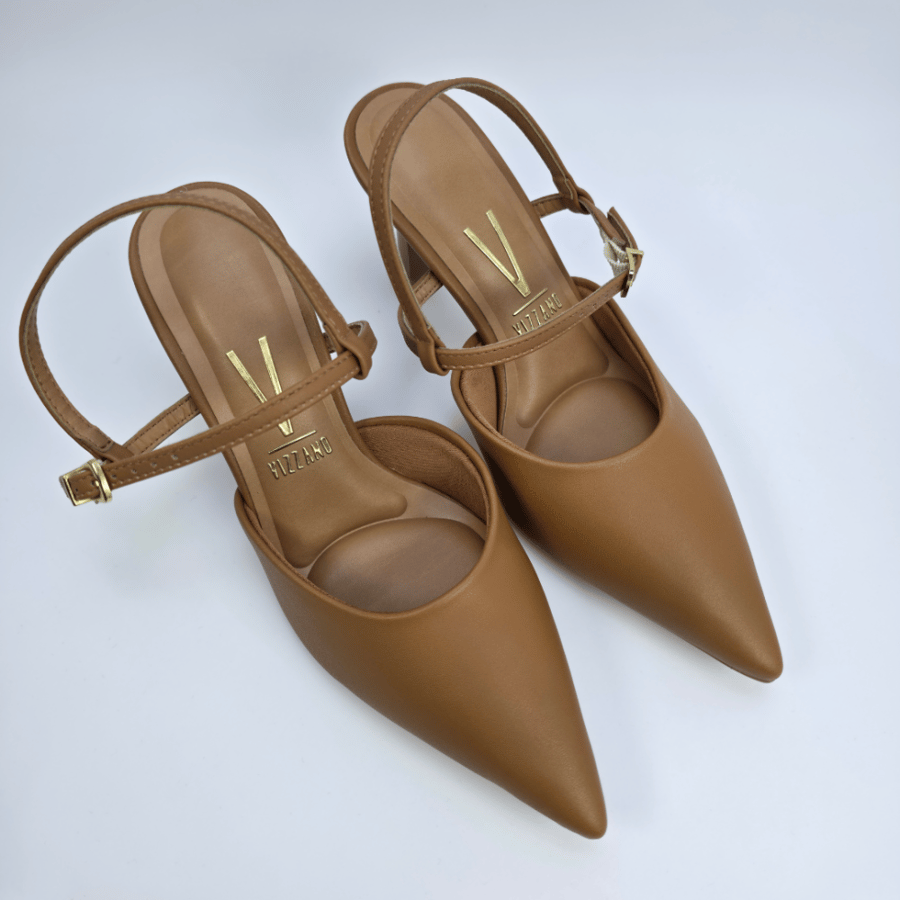 كعب نسائي برازيلي - KHAKI - VIZZANO