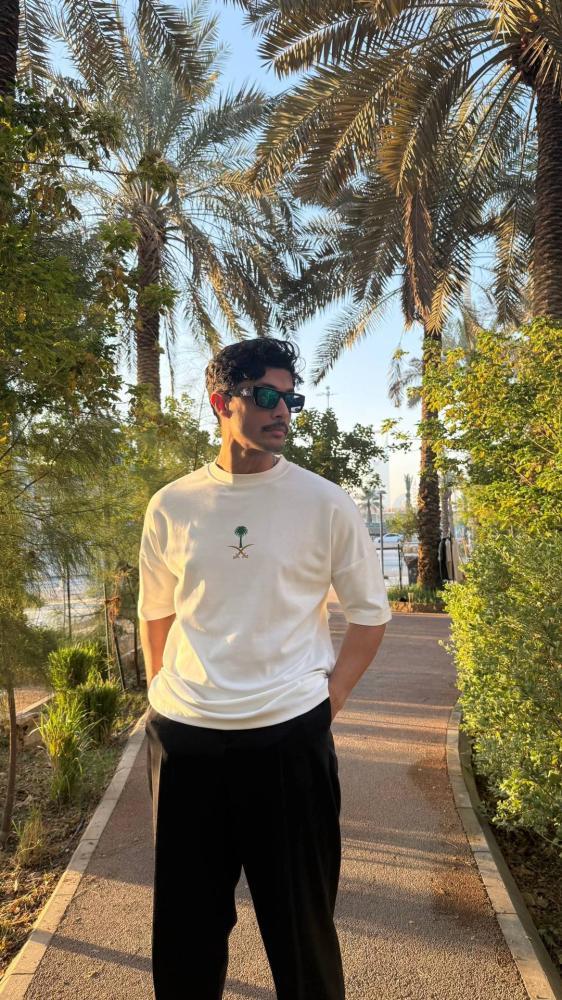 تيشرت اليوم الوطني 95 اوفر سايز - MBS