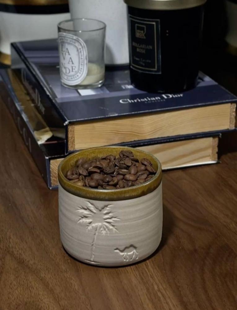 كوب قهوة صحراء سيراميكي | Desert Palm Ceramic Coffee Cup