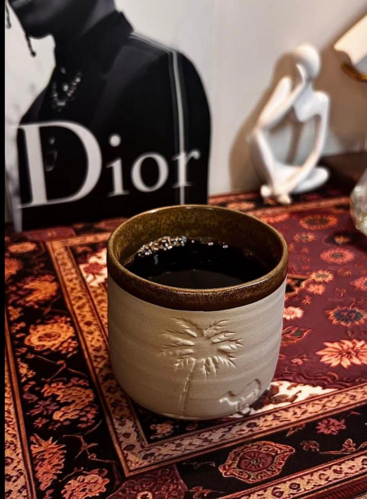 كوب قهوة صحراء سيراميكي | Desert Palm Ceramic Coffee Cup