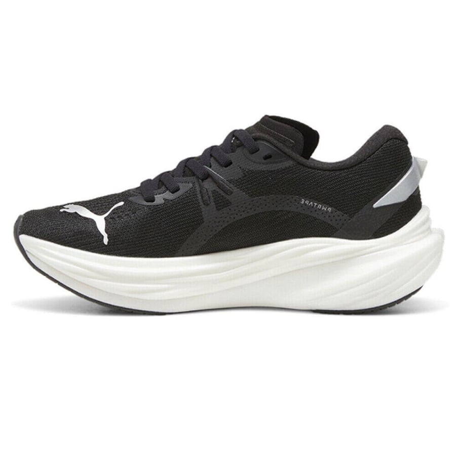 Puma Men's Deviate Nitro 3 Shoes, Black and White