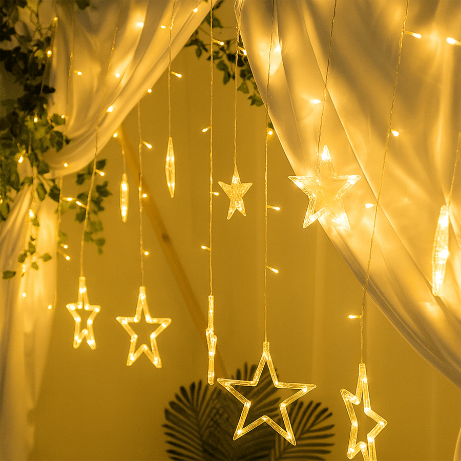 Led Star Lights 3 meter 220v Yellow Color