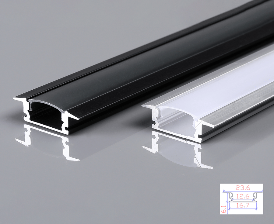 Profile Aluminum WM-15 17x7mm