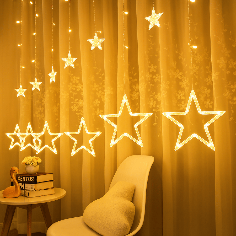 Led Star Lights 3 meter 220v Yellow Color