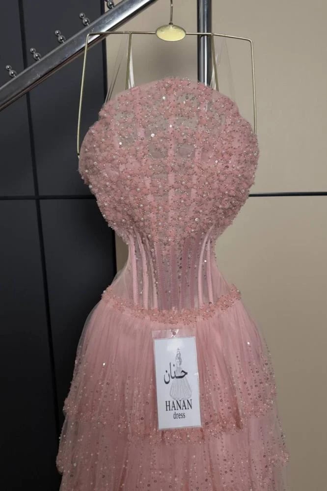 فستان فروحتي سهره كلفه ترتر على لول