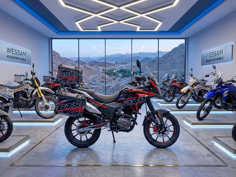 أدفنشر الوسام  250cc   بالبوكسات