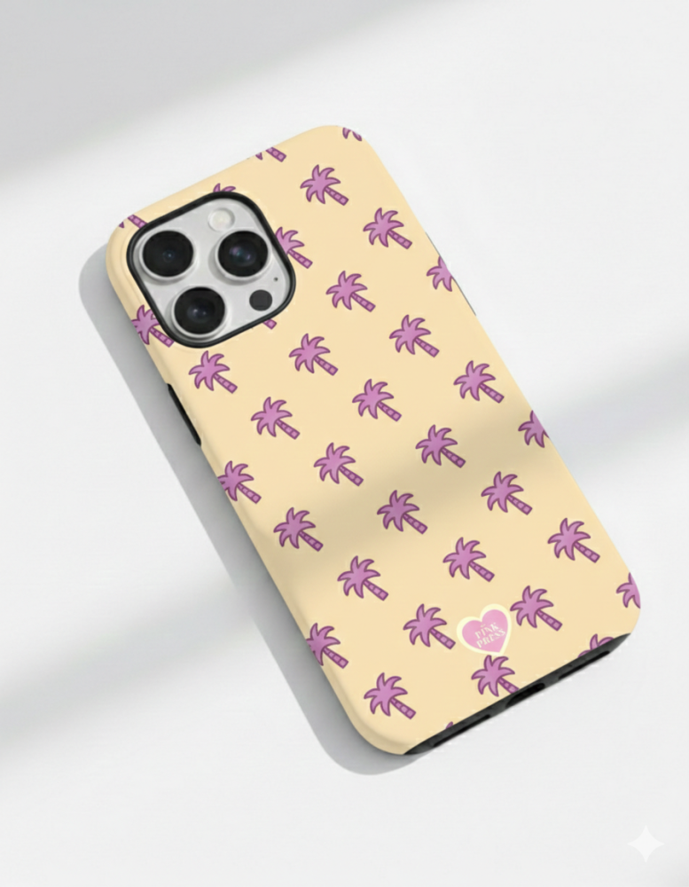 Pink Palms Pattern